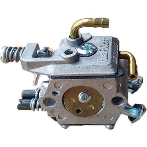 Chain Saw Carburetor with Copper / Plastic Nozzle for 45/52/58/59 Gasoline Saw Logging Saw Carburetor Replaces Accessories