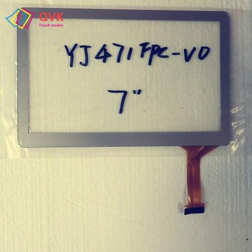 Black 7 Inch touch screen P/N YJ397FPC-V1 YJ471FPC-V0 Tablet Capacitive Touch Screen Panel Repair Replacement Parts Free Shippin