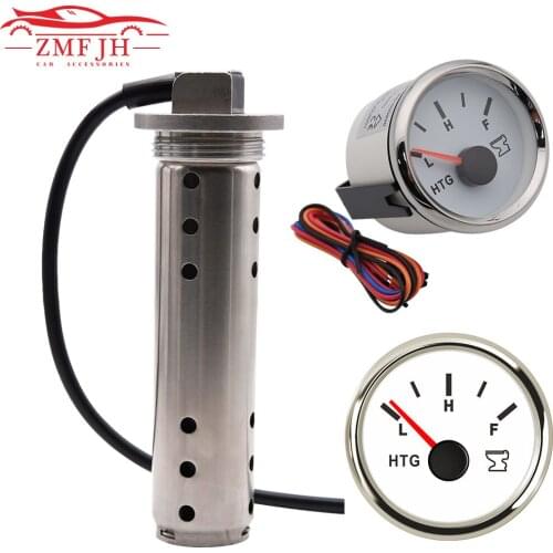Stainless Steel Sewage Sensor for Marine Boat Yacht RV Water Tank Level Gauge 0-190/240-33ohm Sewage Level Sensors 150MM -550MM