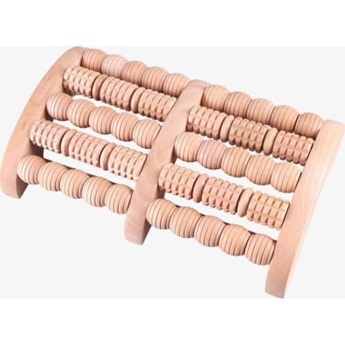 Dual Foot Massager Roller - Plantar Fasciitis, Heel, Arch Pain Relief, Foot Chart Included - Stress Relief, Relaxation Gift