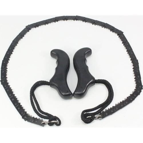 Outdoor Survival Pocket Chain Saw Hand Chainsaw Camping Hiking Hunting Outdoor Handle Saws 52cm