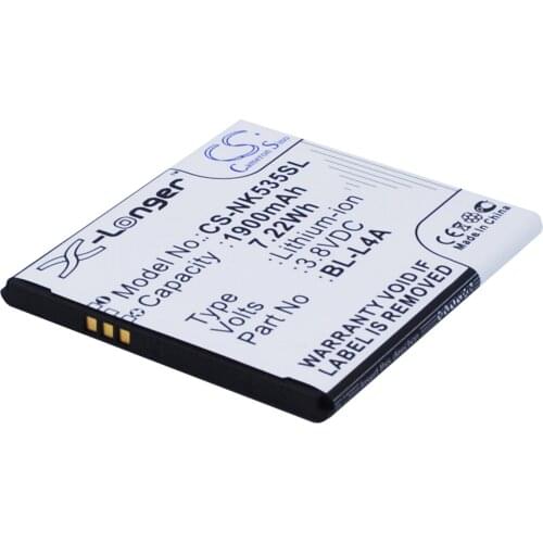 Cameron Sino Mobile SmartPhone Replacement Li-ion Battery 1900mAh For BL-L4A LG Lumia 535, Lumia 535 Free Tools