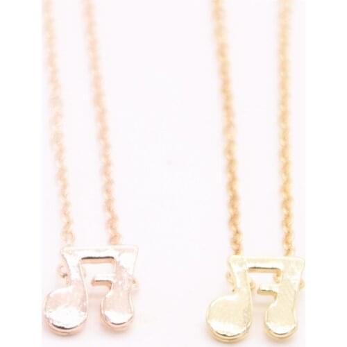 Hot sale note pendant necklace Fashion Musical notation pendant necklace designed for women