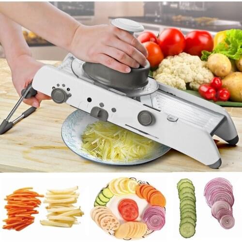 Mandoline Slicer Spiralizer Vegetable Veggie Food Slicer with Julienne Potato Friut Grater kitchen tools
