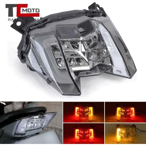 Motorcycle Tail Light Integrated Turn Signals Brake Lamp For YAMAHA MT09 FZ09 MT-09 FZ-09 MT FZ 09 17-20 Tail Turn Flasher lamp