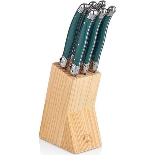 Neva Sweet Premium Menthol Mini 6lı Knife Set Stand Special stainless steel paring knife, fruit and vegetable peelers multi-purpose knife