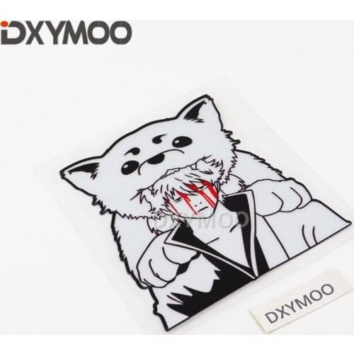 Car Styling Decals Cartoon Cute Bear Motorbike Laptop Stickers for ACG Master House Gintama