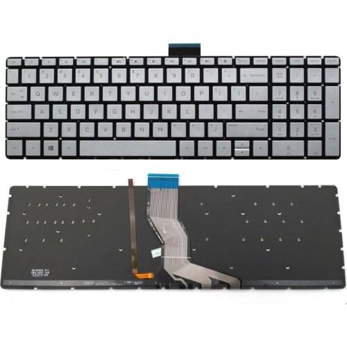 New For HP Pavilion 15-CK 15-CK000 15-CK013CA 15-CK063TX 15-CK069TX 15-CK075NR Laptop Keyboard US Backlit Silver