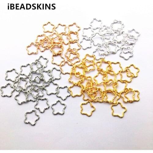 New arrival! 16mm 500pcs zinc alloy star-shape connectors for Earrings Stud,earrings accessories,Earring parts,jewelry findings