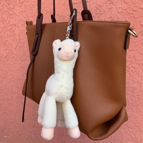 20cm New Cute Net Red Stylish panda Llamas plush soft dollExquisite pendant Keychain bag bed decoration christmase birthday gift