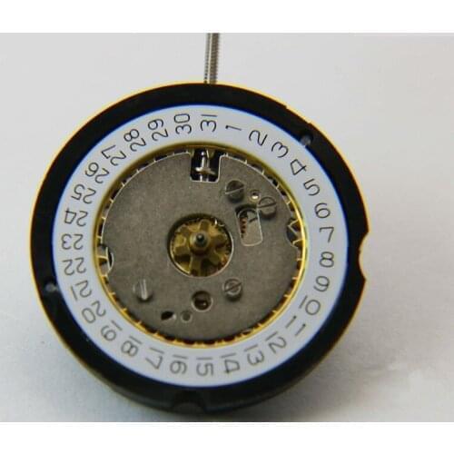 Swiss new rhonda 585 movement three-pin single calendar quartz movement without battery