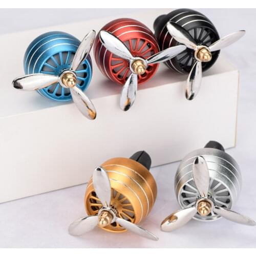 Air Freshener Creative Lights Car Interior Accessories Perfume Cars Air Outlet Solid Aromatherapy Fragrant Tablets Alloy Plastic