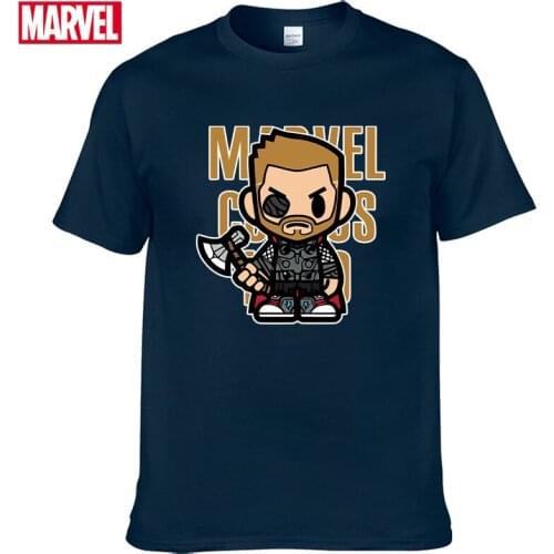 Marvel The Avengers Thor T-shirt Comfortable Breathable 100% cotton Fashion clothes for teens Summer Tops men t shirt #143