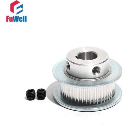 S2M 60Teeth Timing Belt Pulley with Keyway S2M-60T 8/10/12/14/15mm Bore Toothed Gear Pulley Aluminum Alloy Synchronous Wheel
