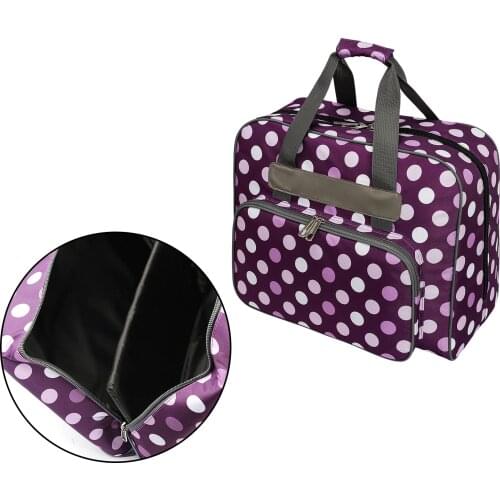 Foldable Sewing Machine Carry Case Padded Storage Cover Carrying Bag