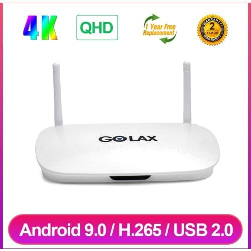 Golax M3 QHD Smart TV Box S905W Quad Core Android 9.0 1G DDR3 8G eMMC 2.4G Wifi 100M LAN 4K Android TV Box Set Top Box