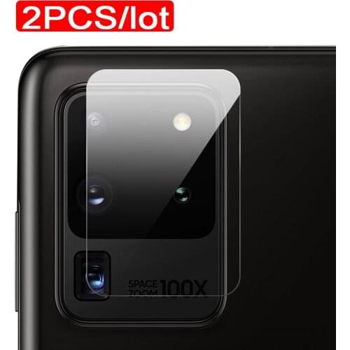 2PCS Camera Glass For Samsung Galaxy S20+ S20 Ultra S10 S8 S7 S9 S10+ Screen Protector For Samsung Note20 plus