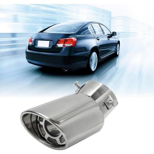 Universal Car Exhaust Tail Pipe Stainless Steel Round Auto Car Trim Rear Tail Throaty Exhaust Muffler Pipe