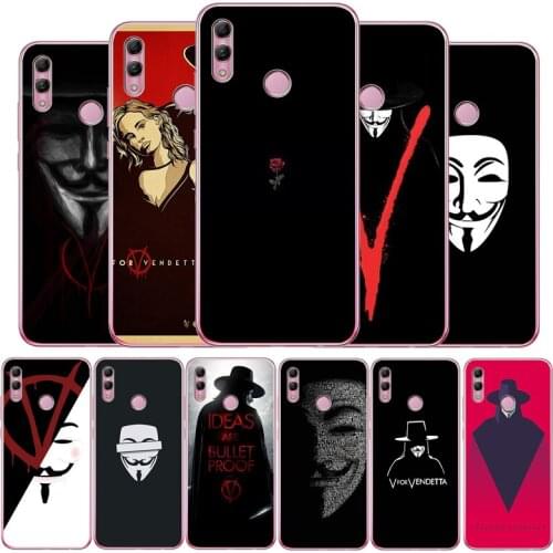 V for Vendetta Soft Silicone Phone Case For Huawei Honor 9 10 20 30 lite 20 30 PRO MATE 9 10 20 30 PRO 20 30 lite