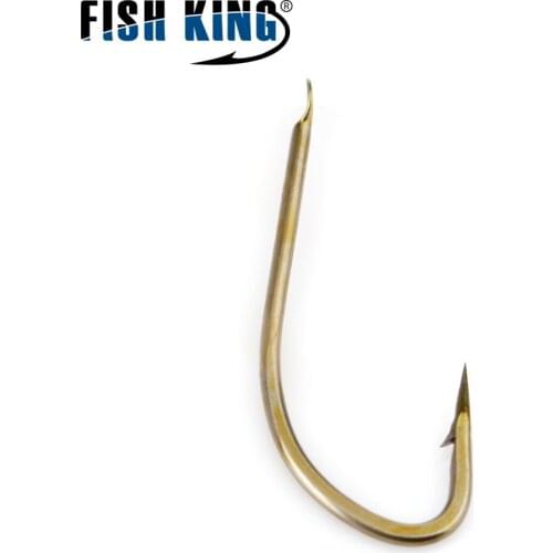 100Pcs fishinghook High Carbon Angeln Haken Widerhaken Salzwasser Frische Wasser Angeln Haken nicht-barb angelhaken 515BR