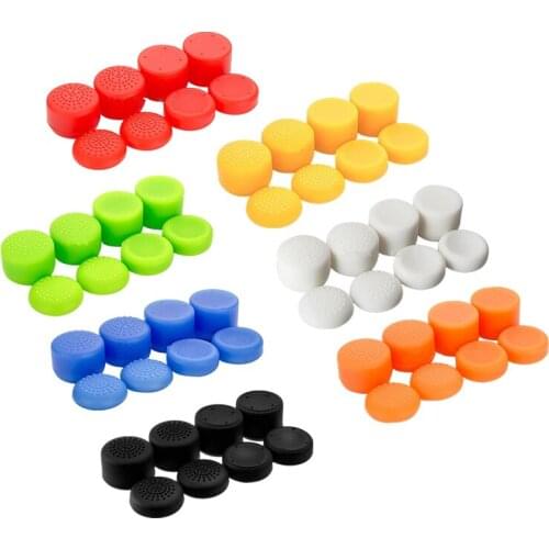 8Pcs/Set Enhanced Analog Joystick Grips Cover Cap For Sony PS4 Game Controller