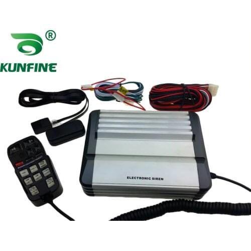 Federal Signal 400W wireless car siren 10 tones with Microphone 2 light switches(without speaker)