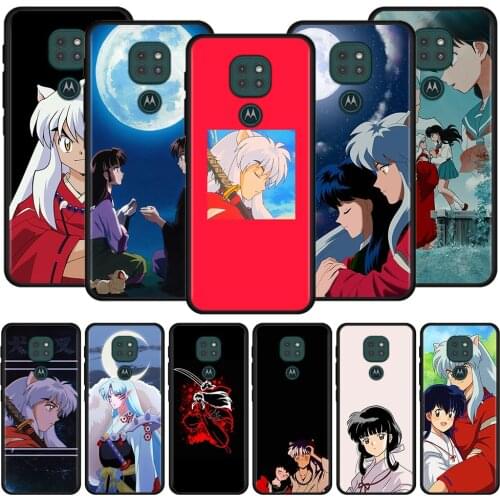 Phone Case for Motorola G9 Play One Fusion Plus G8 Power Lite Cover For Moto Hype G Stylus E6s Funda inuyasha