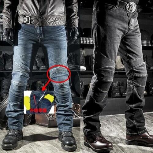 HOT SELL Old cow classic motorcycle racing casual straight jeans anti-fall pants off-road motorcycle riding pants men