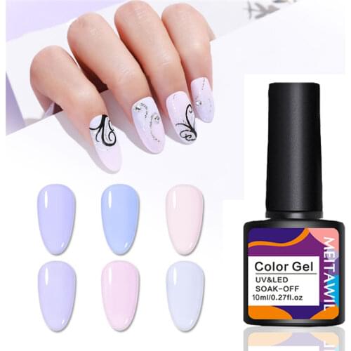 Gel Nail Polish Lamp Art Manicure With Matt Base Top Coat Semi Permanent Gellak Nail Gel Polish Varnishes UV LED Nail