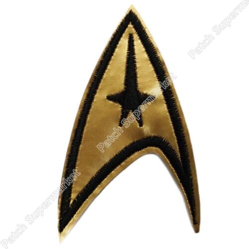 Command Enterprise Emblem Kirk sew on/ iron on patch Fashion Comic TV Movie Film embroidery Stickers