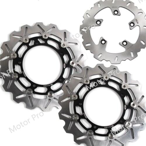 For Yamaha MT-03 2006 - 2011 S2 Front Rear Brake Disc Disk Rotor Kit Motorcycle Accessories MT03 MT 03 2007 2008 2009 2010 GOLD