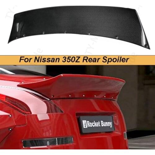 Issan 350Z Rocket Bunny Rear Spoiler Fiberglass Body Kit, Car Style Rear Spoiler, 350Z Self-Adjusting Fender