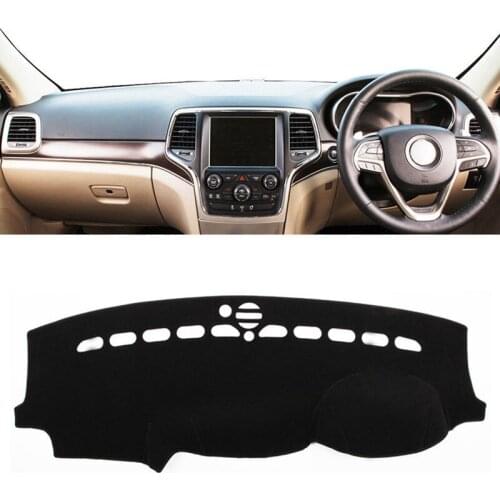 Car Dashboard Cover Pad Mat Dashmat Sun Shade Instrument Carpet For Jeep Grand Cherokee WK2 2011 2012 2013 2014-2018 Accessories