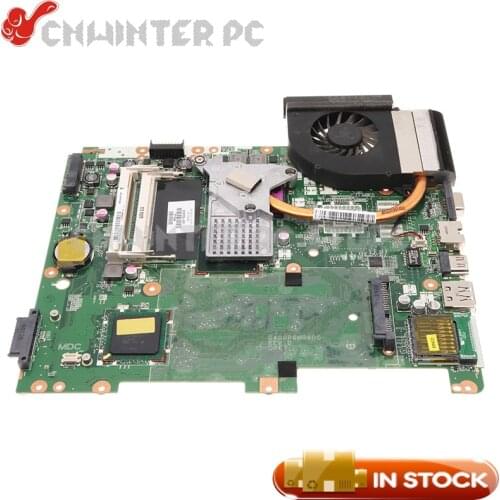 NOKOTION For HP Compaq G71 CQ71 Laptop Motherboard 578703-001 578701-001 DA00P6MB6D0 GL40 DDR2 Free CPU +Heatsink