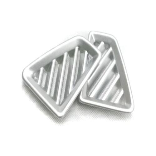 For Skoda kodiaq 2016 2017 2018 Abs Matte Air Vent Cover Trim Sticker Air Conditioner Bezel Interior Outlet Frame 2pcs