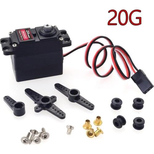 20g Metal analog Servo high torque for 1/16 1/14 1/12 RC Car Carson WPL Wltoys HSP JJRC ZD Racing RC Buggy Truck Truggy Crawler