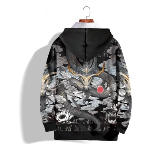 Fashion Harajuku Hoodie Sweatshirt Mens Casual Black Hip Hop Japan Print Hoodie Streetwear MenS Clothing 2020 Hoodies FF2954