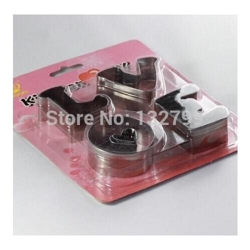 Stainless Cake Fondant LOVE Cutter Biscuit Cookies Mould Pastry Baking Mold Sugarcraft Cake Tool