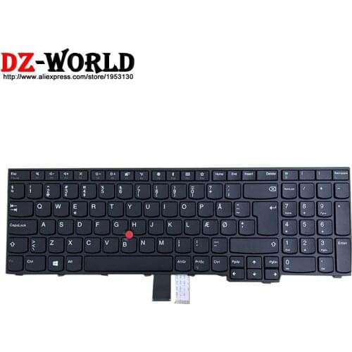New/Orig Danish Keyboard for Lenovo Thinkpad E570 E575 Laptop Denmark Teclado 01AX209 01AX169 01AX129