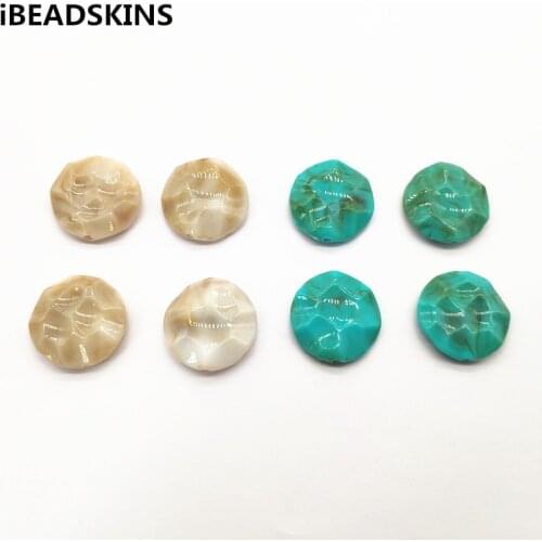 New arrival! 25mm 200pcs/lot solid Acrylic Uneven coin shape beads for earrings/Earring parts/jewelry findings Accessories DIY