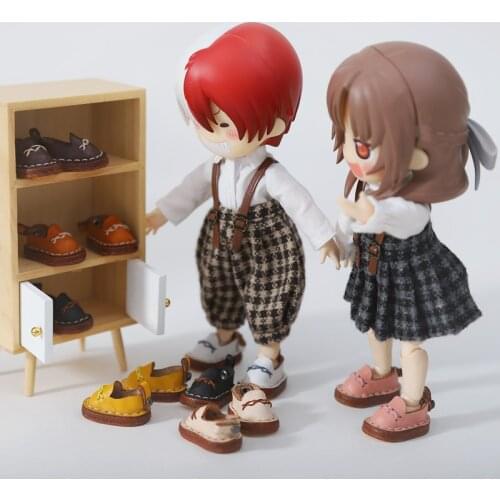 Ob11 baby shoes cow leather hand expression shoes baby clothes shoes my GSC body 12 BJD body9