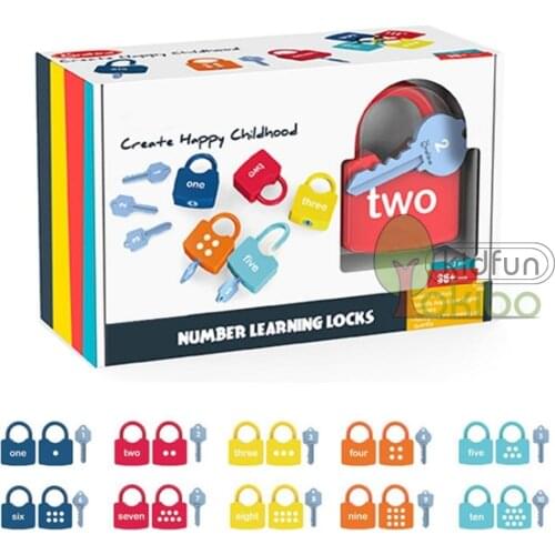 Montessori Educational Toys for Kids Montessori Toys Alphabet Number Learning Lock Montessori Toys Educational for Kids 1 2 3