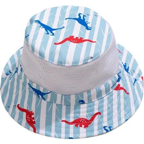 Baby Hats Boy Color Cartoon Bucket Hat for Children Caps Baby Girl Hat Kids Breathable Sunshade Fisherman Sunhats Child Cap