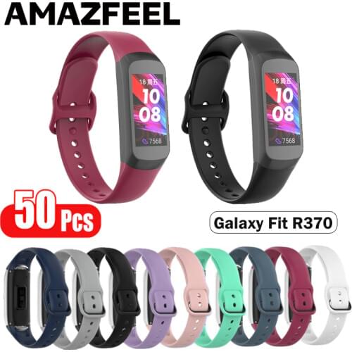 50Pcs/Pack Strap Bracelet For Samsung Galaxy Fit SM-R370 Wristband Bracelets Silicone Wrist Strap For Galaxy fit SM-R370 Band