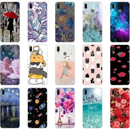 Silicone cover phone case for Huawei Honor play case cover Huawei Honor play soft tpu back cover full 360 protective bags 4