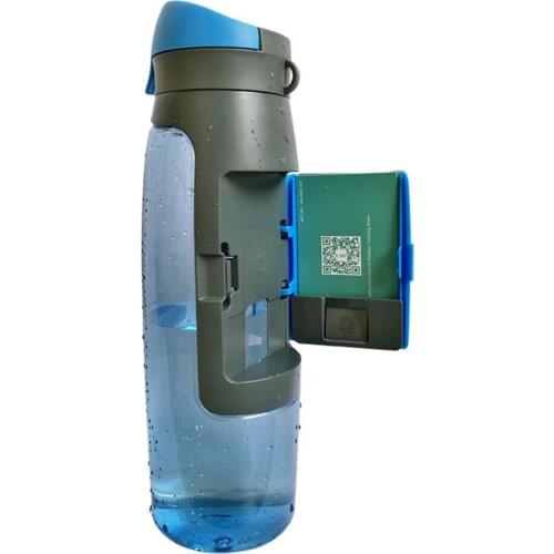 750 Ml Sports Water Bottle Creative Sport Kettle Portable Safe Non-Leak Outdoor Mug With Storage Card Holder For Cycling Camping