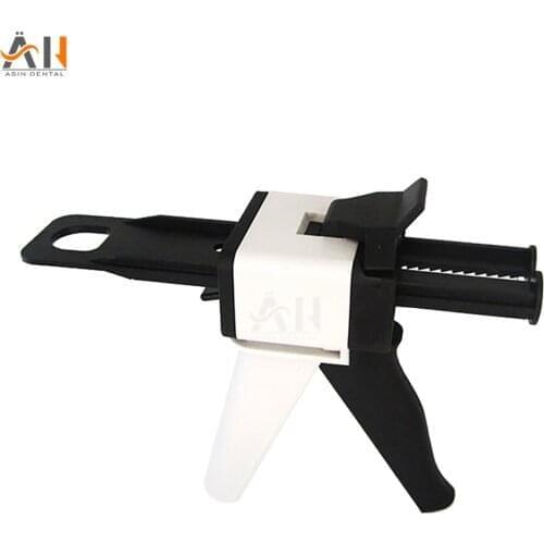 Dental Impression Mixing Dispensing Gun Universal Dispenser Gun 1:1 /1:2 Silicon Rubber Dispenser Gun 10:1 50ml Dentist Tools