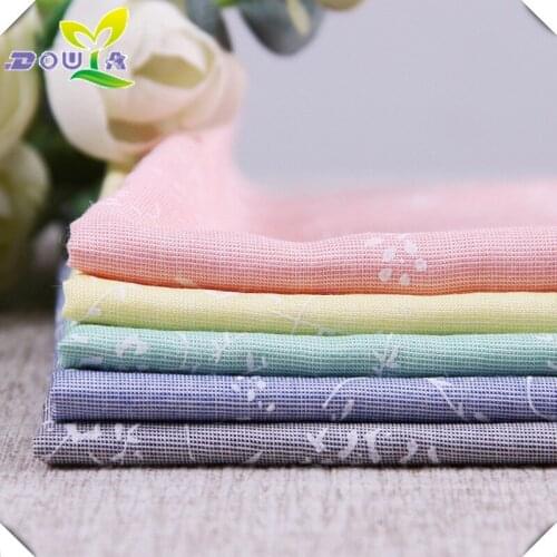 Rayon cartoon printed spring ladies childrens shirts fabric spot printing fabric