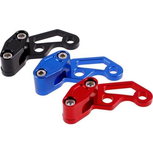 1pc CNC Aluminum Black/Red/Blue Motorcycle Brake Line Clamps Black/Red/Blue