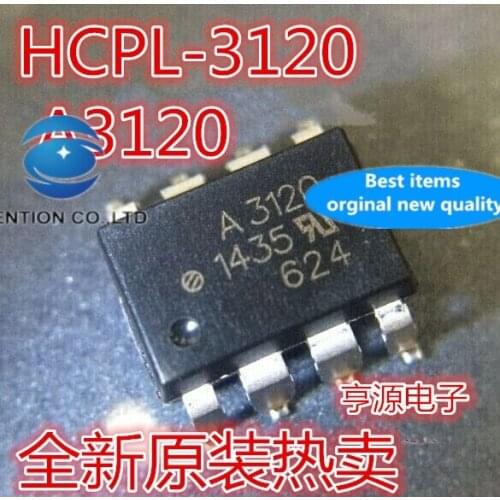 20PCS A3120 HCPL3120 HCPL-3120 high-speed optical coupling in stock 100% new and original
